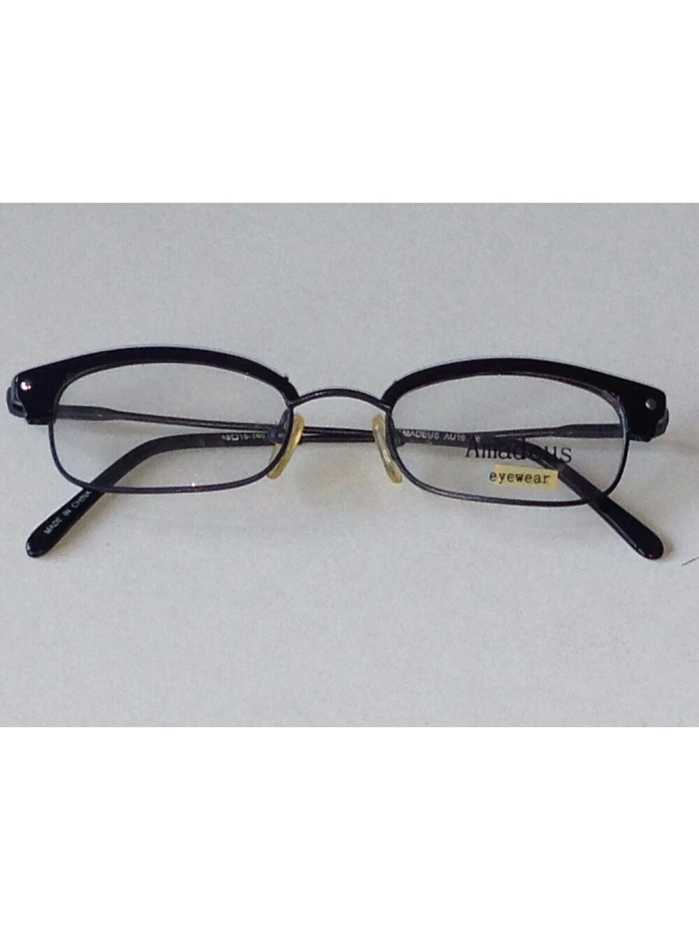 New AMADEUS EYEWEAR WOMENS EYEGLASS FRAMES clubmaster design MIDNIGHT BLUE nice!